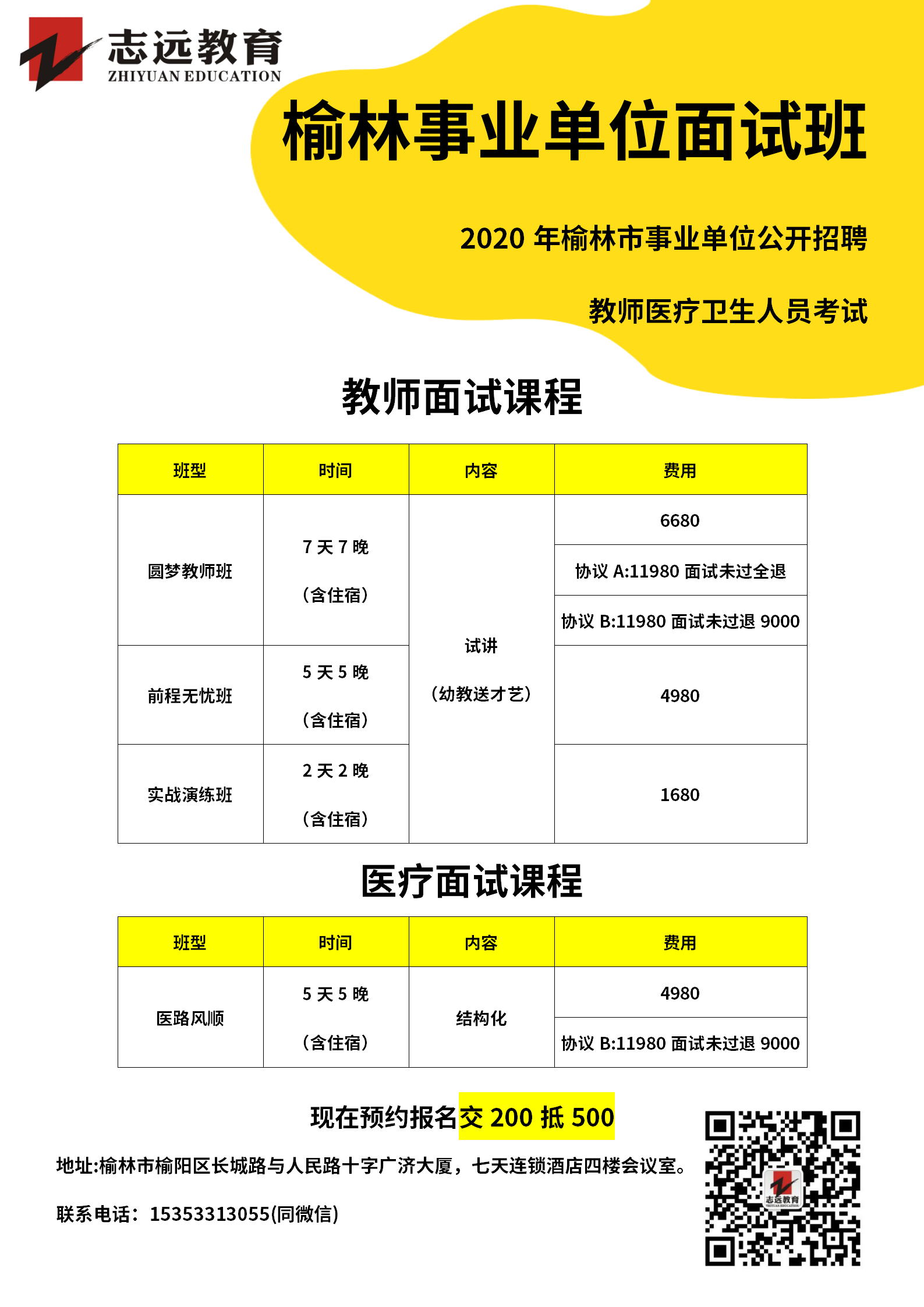 2020年榆林市事業單位公開招聘教師醫療衛生人員筆試成績查詢和面試資格復審工作安排公告(圖1)