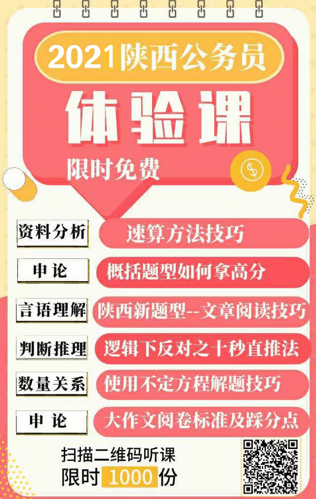 2021年陜西公務員報名馬上開始，看看去年陜西省考都考了什么？(圖4)